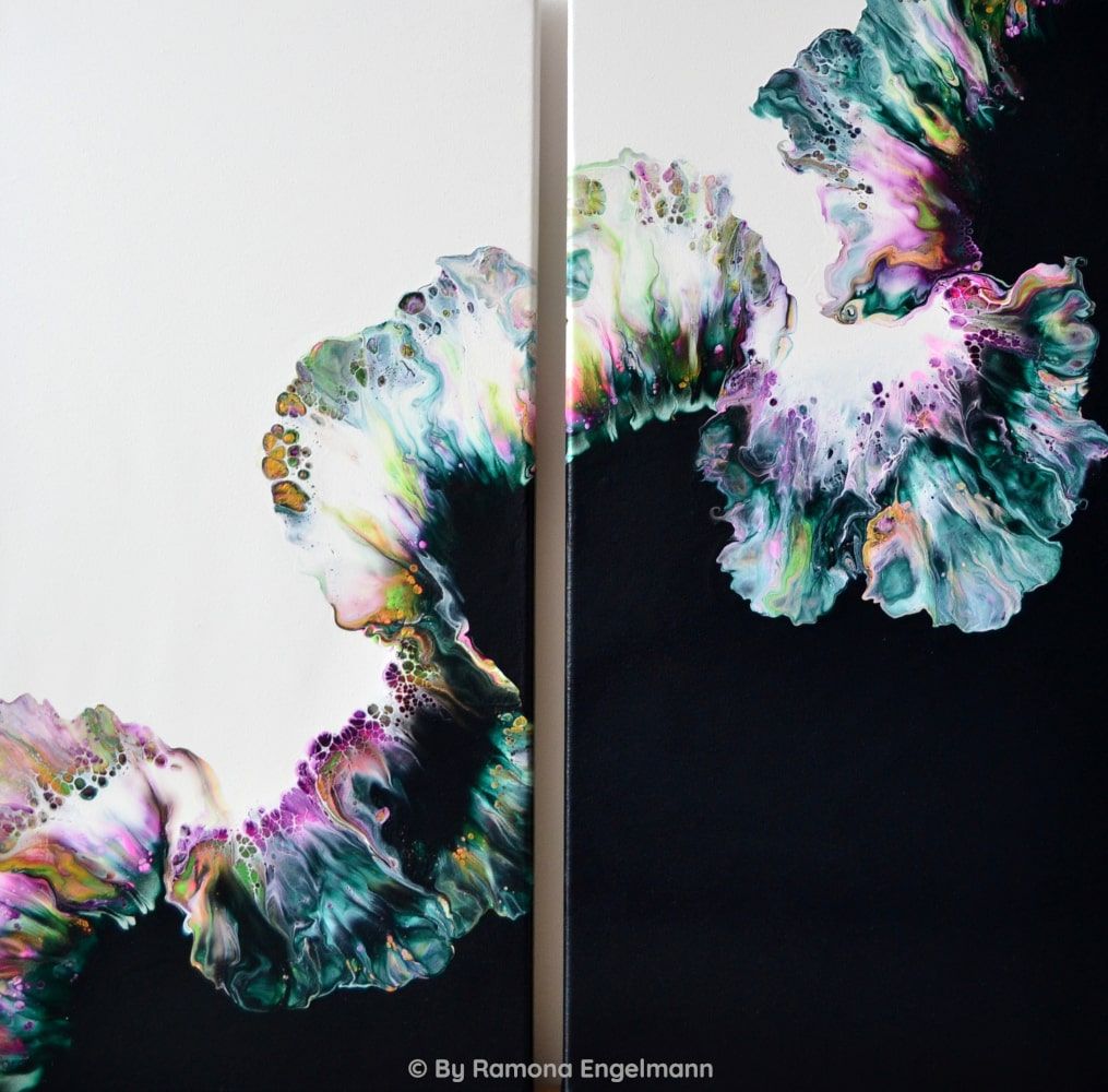 Kunstwerk Flowers of Joy Komplettansicht