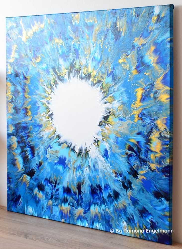 Kunstwerk Powerful Heart Ansicht Seite