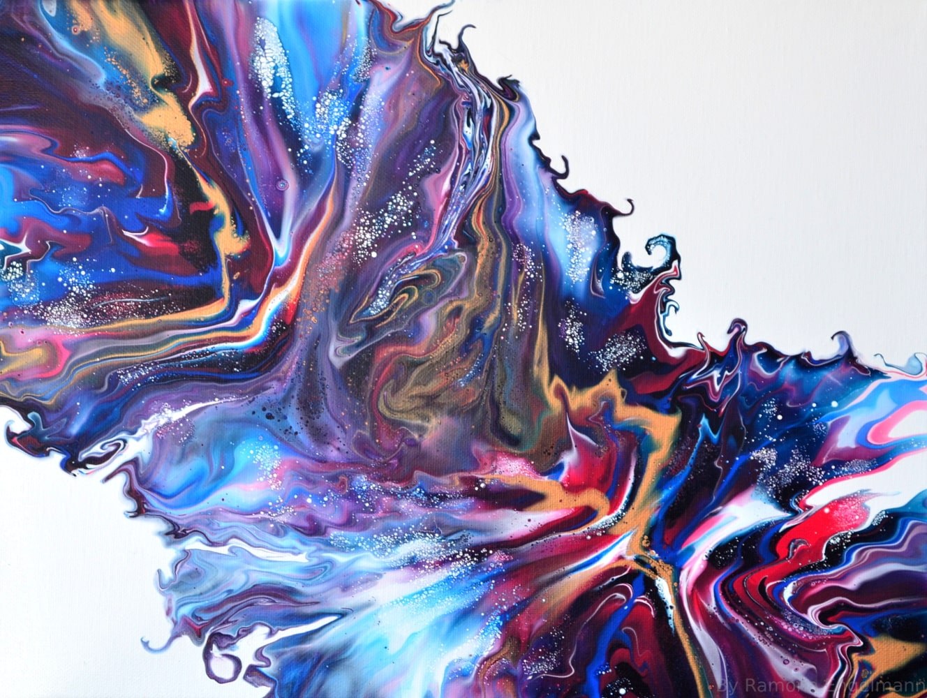 Kunstwerk River of Colors Komplettansicht