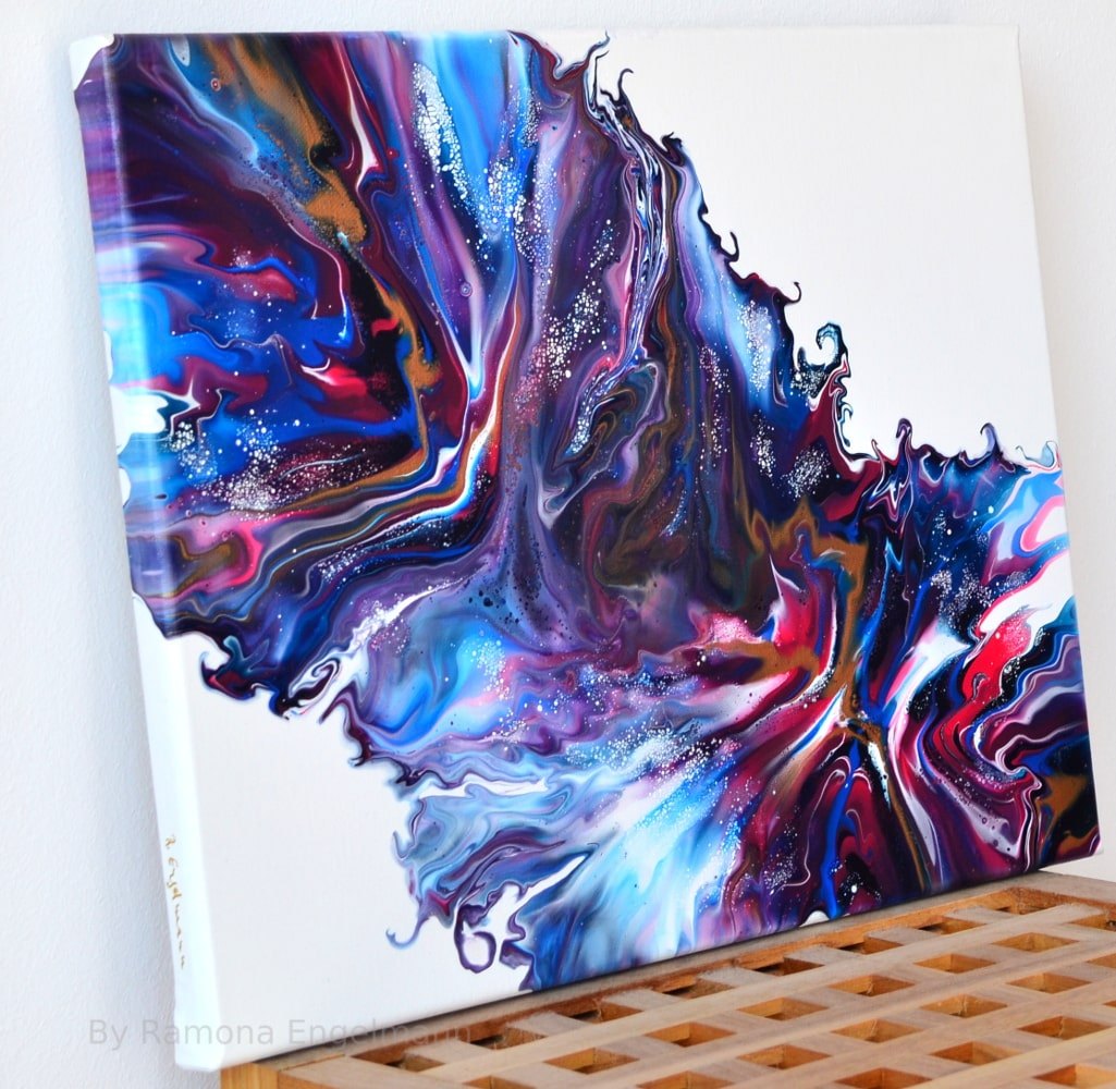 Kunstwerk River of Colors Ansicht Seite