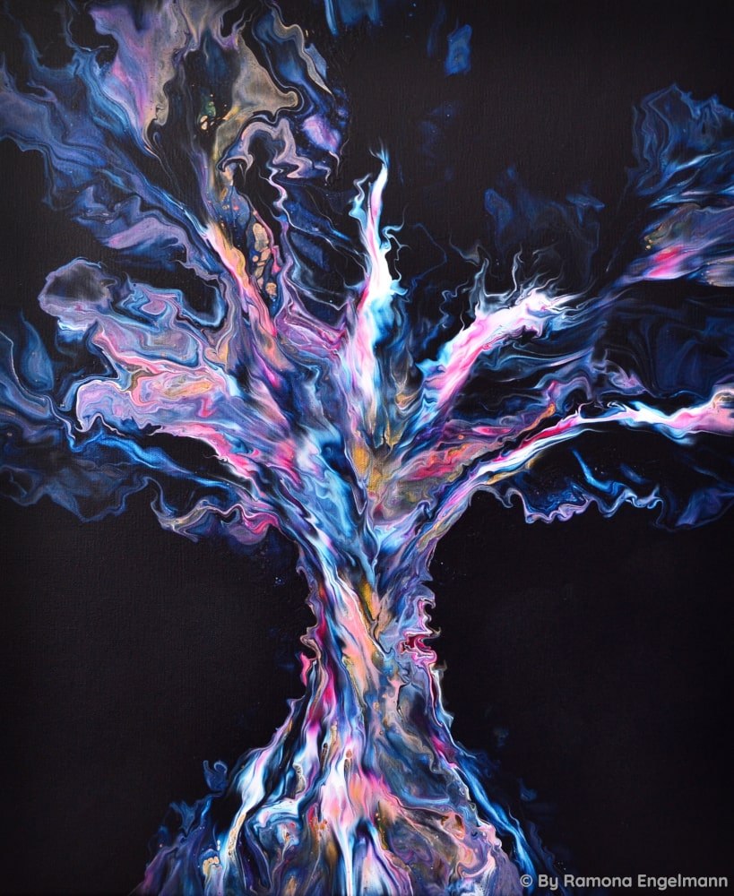 Kunstwerk Tree of Light Komplettansicht