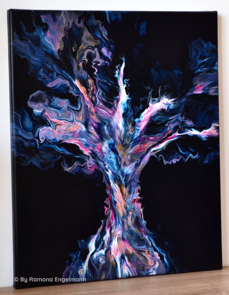 Kunstwerk Tree of Light Ansicht Seite