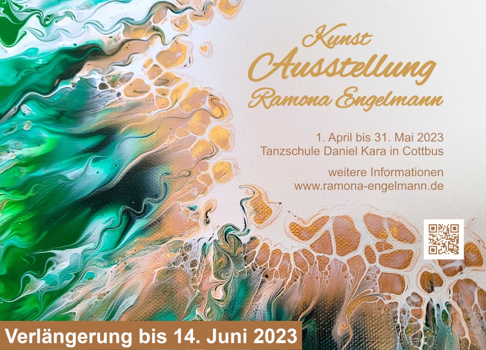 Kunstaustellung Ramona Engelmann April 2023 Verlängerung